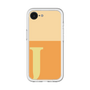 スリムプロテクションプレミアムケース［ オリジナル - initial two tone - J orange ］
