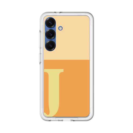 スリムプロテクションプレミアムケース［ オリジナル - initial two tone - J orange ］