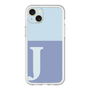 スリムプロテクションプレミアムケース［ オリジナル - initial two tone - J blue ］
