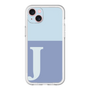 スリムプロテクションプレミアムケース［ オリジナル - initial two tone - J blue ］