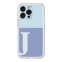 スリムプロテクションプレミアムケース［ オリジナル - initial two tone - J blue ］