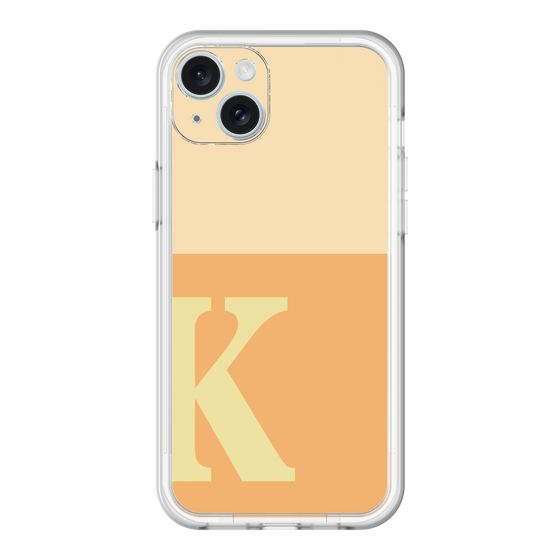 スリムプロテクションプレミアムケース［ オリジナル - initial two tone - K orange ］