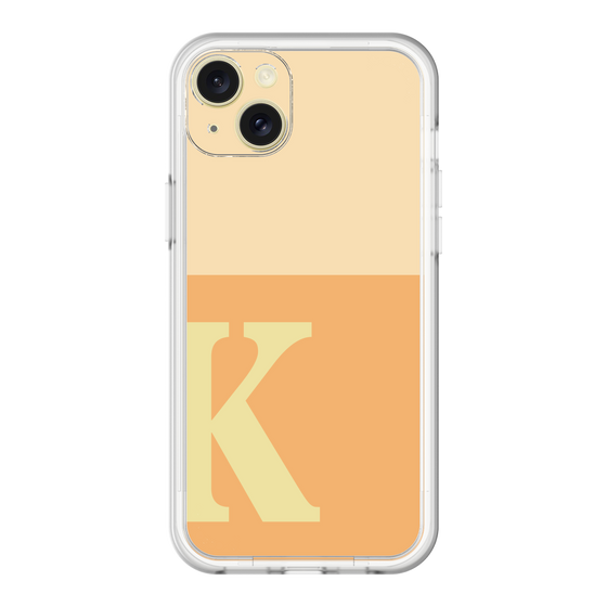 スリムプロテクションプレミアムケース［ オリジナル - initial two tone - K orange ］