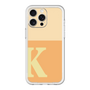 スリムプロテクションプレミアムケース［ オリジナル - initial two tone - K orange ］