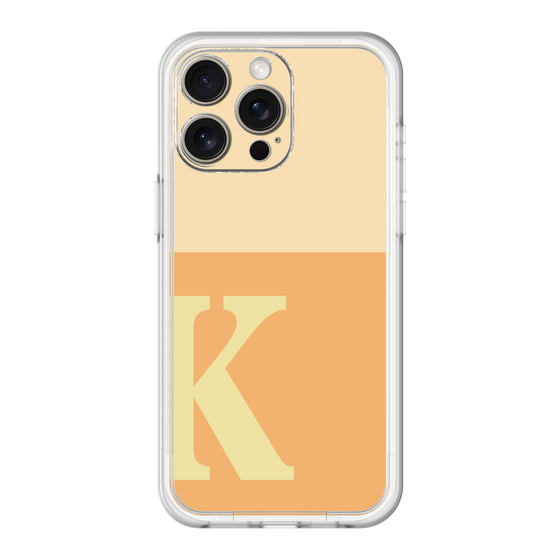 スリムプロテクションプレミアムケース［ オリジナル - initial two tone - K orange ］