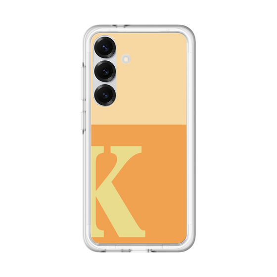 スリムプロテクションプレミアムケース［ オリジナル - initial two tone - K orange ］