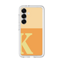 スリムプロテクションプレミアムケース［ オリジナル - initial two tone - K orange ］