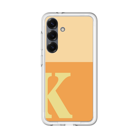スリムプロテクションプレミアムケース［ オリジナル - initial two tone - K orange ］