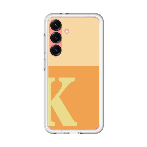 スリムプロテクションプレミアムケース［ オリジナル - initial two tone - K orange ］