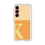 スリムプロテクションプレミアムケース［ オリジナル - initial two tone - K orange ］