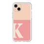 スリムプロテクションプレミアムケース［ オリジナル - initial two tone - K pink ］