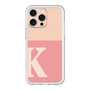 スリムプロテクションプレミアムケース［ オリジナル - initial two tone - K pink ］