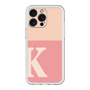 スリムプロテクションプレミアムケース［ オリジナル - initial two tone - K pink ］