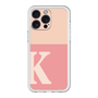 スリムプロテクションプレミアムケース［ オリジナル - initial two tone - K pink ］