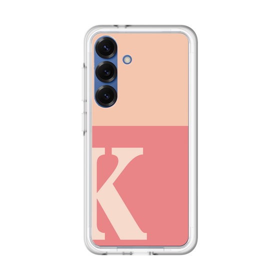 スリムプロテクションプレミアムケース［ オリジナル - initial two tone - K pink ］