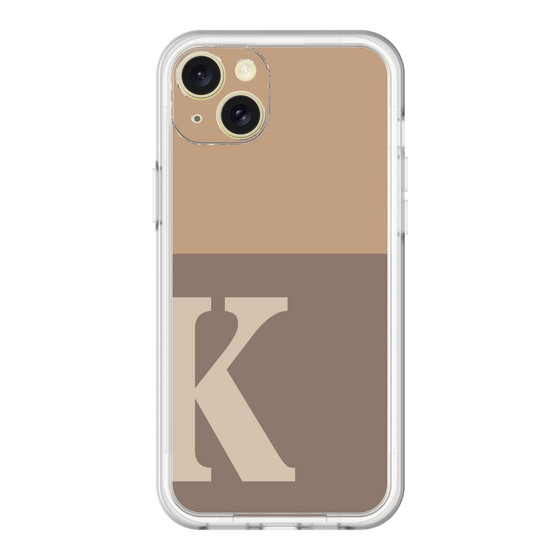 スリムプロテクションプレミアムケース［ オリジナル - initial two tone - K brown ］