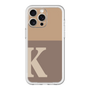 スリムプロテクションプレミアムケース［ オリジナル - initial two tone - K brown ］