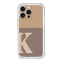 スリムプロテクションプレミアムケース［ オリジナル - initial two tone - K brown ］