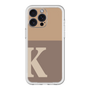 スリムプロテクションプレミアムケース［ オリジナル - initial two tone - K brown ］