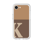 スリムプロテクションプレミアムケース［ オリジナル - initial two tone - K brown ］