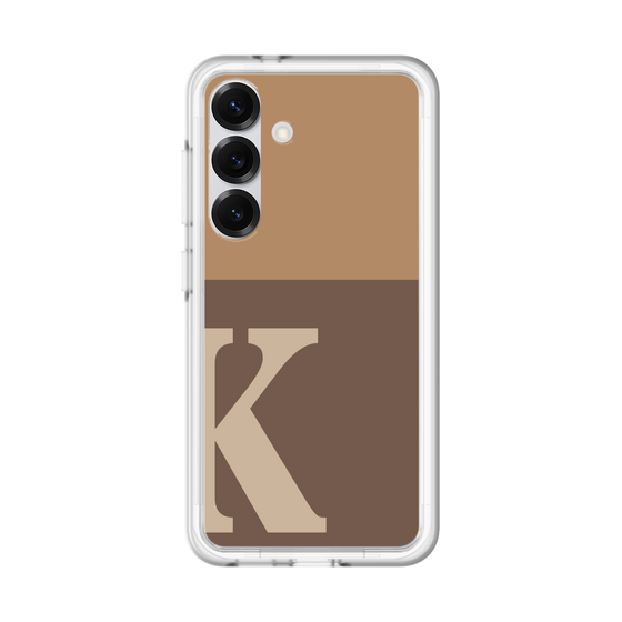 スリムプロテクションプレミアムケース［ オリジナル - initial two tone - K brown ］