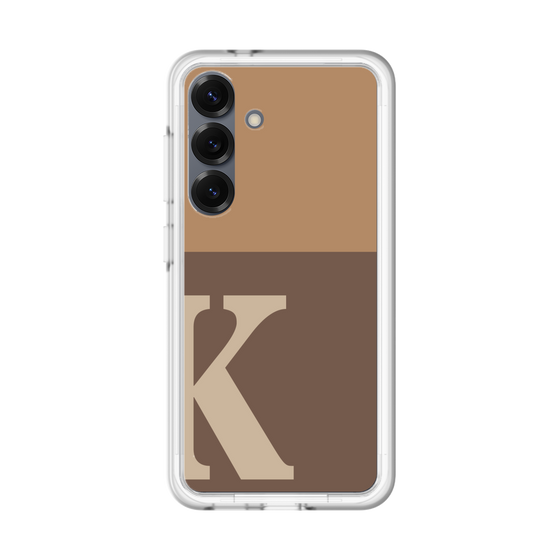 スリムプロテクションプレミアムケース［ オリジナル - initial two tone - K brown ］
