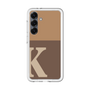 スリムプロテクションプレミアムケース［ オリジナル - initial two tone - K brown ］