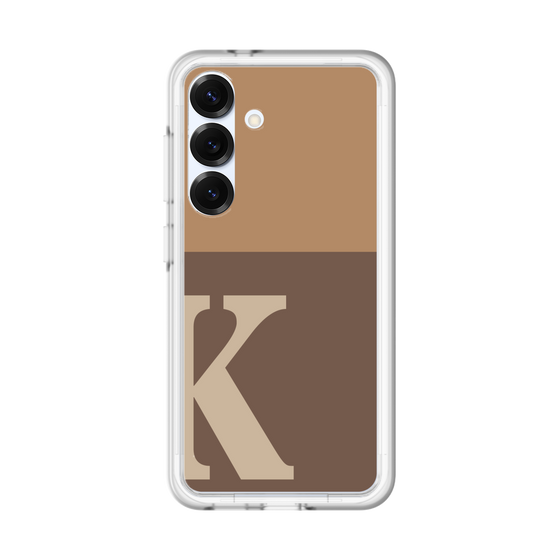 スリムプロテクションプレミアムケース［ オリジナル - initial two tone - K brown ］