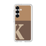 スリムプロテクションプレミアムケース［ オリジナル - initial two tone - K brown ］