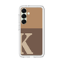 スリムプロテクションプレミアムケース［ オリジナル - initial two tone - K brown ］