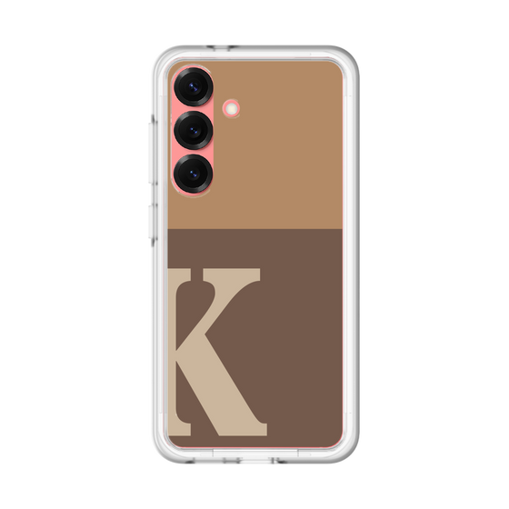 スリムプロテクションプレミアムケース［ オリジナル - initial two tone - K brown ］