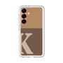 スリムプロテクションプレミアムケース［ オリジナル - initial two tone - K brown ］
