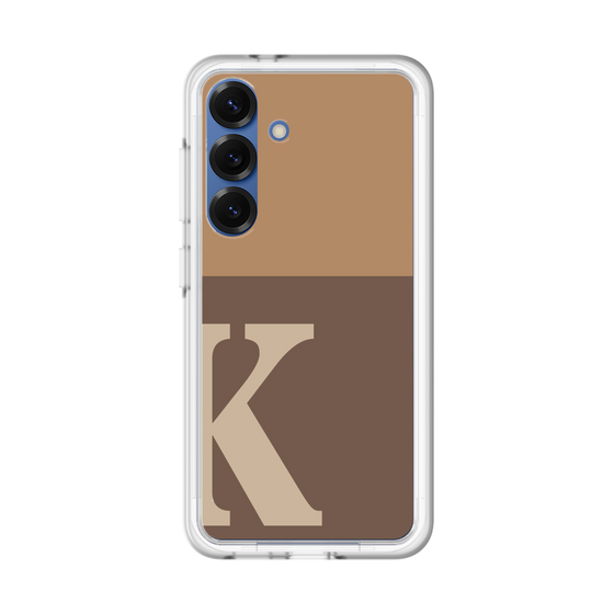 スリムプロテクションプレミアムケース［ オリジナル - initial two tone - K brown ］