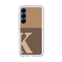 スリムプロテクションプレミアムケース［ オリジナル - initial two tone - K brown ］