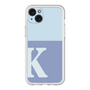 スリムプロテクションプレミアムケース［ オリジナル - initial two tone - K blue ］