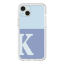 スリムプロテクションプレミアムケース［ オリジナル - initial two tone - K blue ］