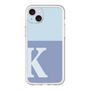 スリムプロテクションプレミアムケース［ オリジナル - initial two tone - K blue ］