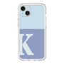 スリムプロテクションプレミアムケース［ オリジナル - initial two tone - K blue ］