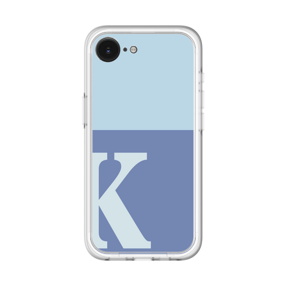 スリムプロテクションプレミアムケース［ オリジナル - initial two tone - K blue ］