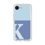 スリムプロテクションプレミアムケース［ オリジナル - initial two tone - K blue ］