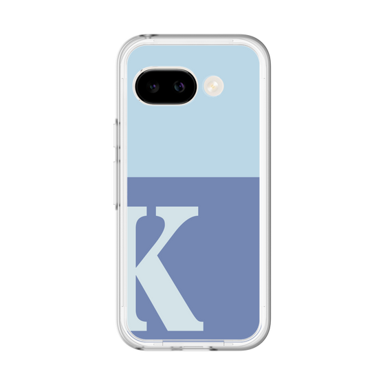 スリムプロテクションプレミアムケース［ オリジナル - initial two tone - K blue ］