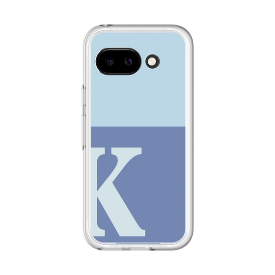 スリムプロテクションプレミアムケース［ オリジナル - initial two tone - K blue ］