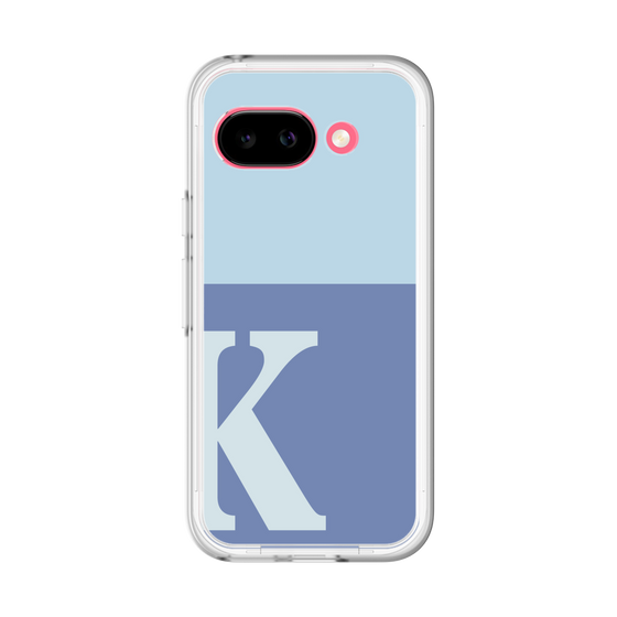 スリムプロテクションプレミアムケース［ オリジナル - initial two tone - K blue ］