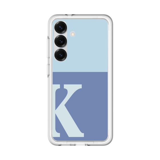 スリムプロテクションプレミアムケース［ オリジナル - initial two tone - K blue ］