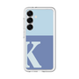 スリムプロテクションプレミアムケース［ オリジナル - initial two tone - K blue ］