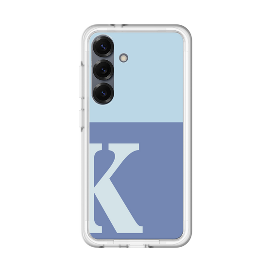スリムプロテクションプレミアムケース［ オリジナル - initial two tone - K blue ］