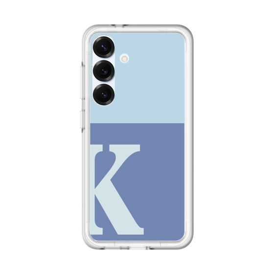 スリムプロテクションプレミアムケース［ オリジナル - initial two tone - K blue ］