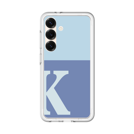 スリムプロテクションプレミアムケース［ オリジナル - initial two tone - K blue ］