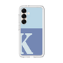 スリムプロテクションプレミアムケース［ オリジナル - initial two tone - K blue ］