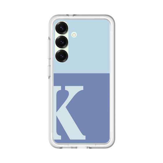 スリムプロテクションプレミアムケース［ オリジナル - initial two tone - K blue ］